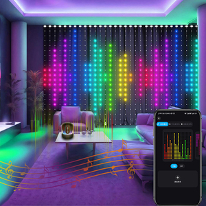 Multifunktion aler wasserdichter Smart Colour ful Curtain Light String App Controller mit optimaler Farbwechsel-LED für drinnen oder draußen - Product Image 3