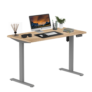 Motor eléctrico de lujo para sentarse para pararse, escritorio para juegos de ordenador, marco blanco, marco de escritorio de altura ajustable para mesa de oficina - Product Image 1