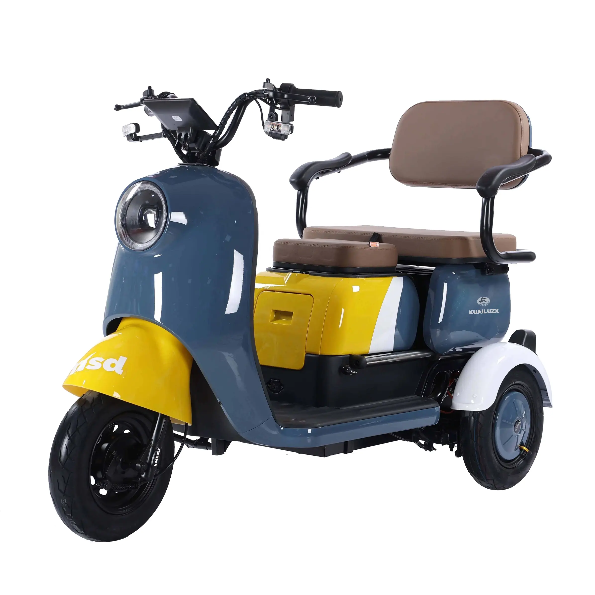 Electric Scooter Three Wheel Adults Electric Tricycles Closed Battery Tricycle 3 Wheel -Trike Scooter Folding Electric Tricycle