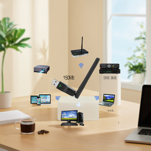 Ralink 5370迷你USB Wifi适配器2Dbi天线局域网适配器网卡802.11b/n/g笔记本电脑桌面电视盒天线 - Product Image 1