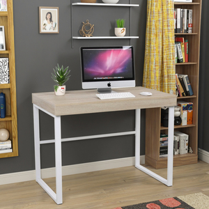 Moderner Büro tisch aus Holz material <span class=keywords><strong>Computer</strong></span> tisch Home School Wohnzimmer Esszimmer <span class=keywords><strong>MDF</strong></span> Stehender Schreibtisch Zeitgenössisches Design