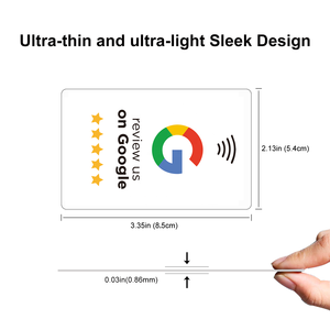 Пользовательская печать Nfc чип Google обзорная карта NFC213 215 216 Google play подарочная карта - Product Image 3