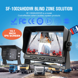 10.1inch Vehicle Bus Truck Car Monitor Split Screen Quad Image Recording Monitor Vehicle AHD <strong>Display</strong> Monitor - Product Image 3