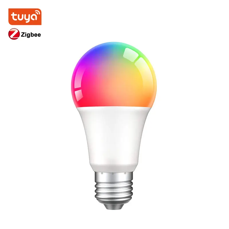 LEDEAST A60Z-9 9W 12W Alexa Voice Control Multi-function TUYA Zigbee Smart RGB LED Bulb With Dimming and Timing