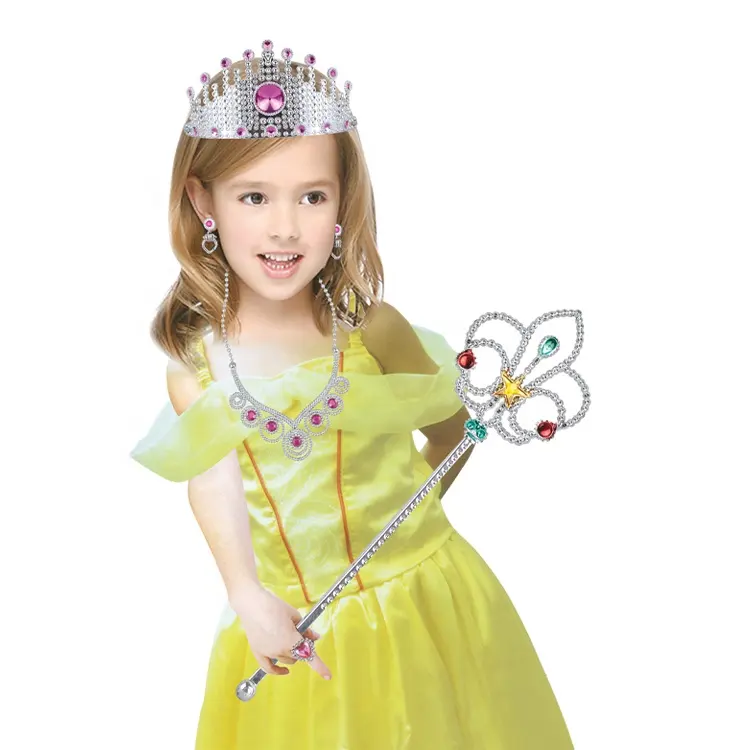 أزياء الاطفال الجمال فتاة اللباس مجموعة الأدوار حزب الاميرة لعبة مجموعة الأميرة اللباس ألعاب للفتيات