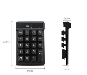 USB 14443A Protocolo Mifare IC 13,56 Mhz Lector de tarjetas IC con función de teclado de contraseña para tarjeta S50 y S70 - Product Image 6