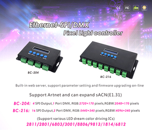 BTF LIGHTING Ws2815 Ws2811 RGB RGBW Artnet SPI <strong>DMX</strong> Pixel Light Ethernet Led <strong>Controller</strong> - Product Image 2