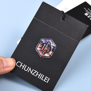 Clothing Hang <strong>Tags</strong> with <strong>String</strong> <strong>Custom</strong> Design <strong>Printing</strong> Name Logo Paper Garment Hangtag Labels
