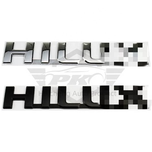 המכונית המדבקה 3d מתכת <span class=keywords><strong>hilux</strong></span> בצד תג סמל תא המטען האחורי עבור כתר כתר כתר אוריס 4