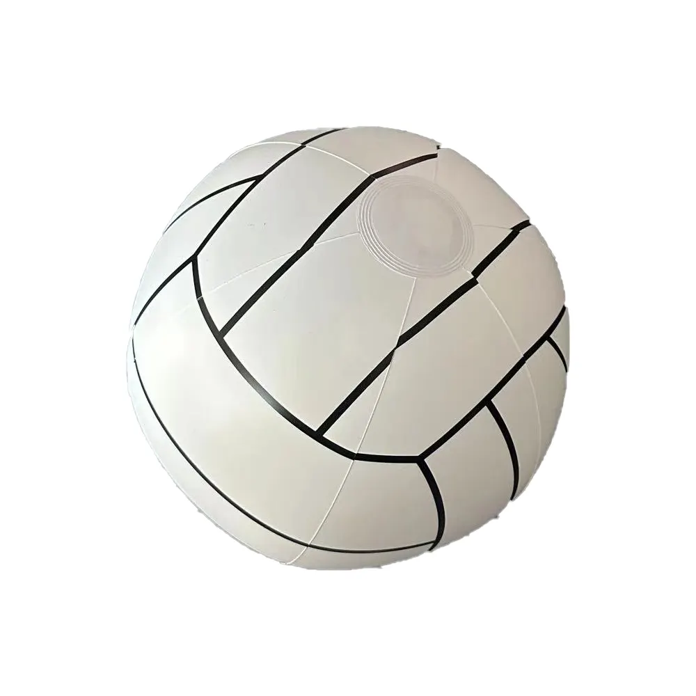 كرة طائرة قابلة للنفخ بشعار/مقاس مخصص من كلوريد البولي فينيل للبالغين ، كرة شاطئ وحمام سباحة