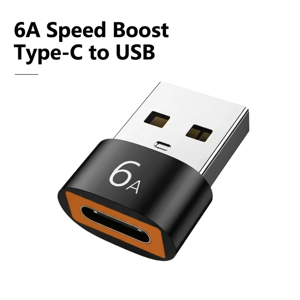 Type-C vers USB (Noir)