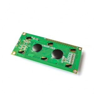 1602A 5V gelb-grüner Bildschirm mit Schwarzlicht 1602 16x2 LCD-Display IIC/I2C-Modul LCD1602 für Raspberry Pi Arduino STM32 DIY
