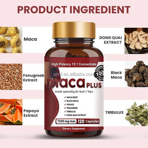 Hooency 15:1 לתרכז 7500 מ "ג 120 כמוסות 100% max butt טבעי קפסולות - Product Image 3