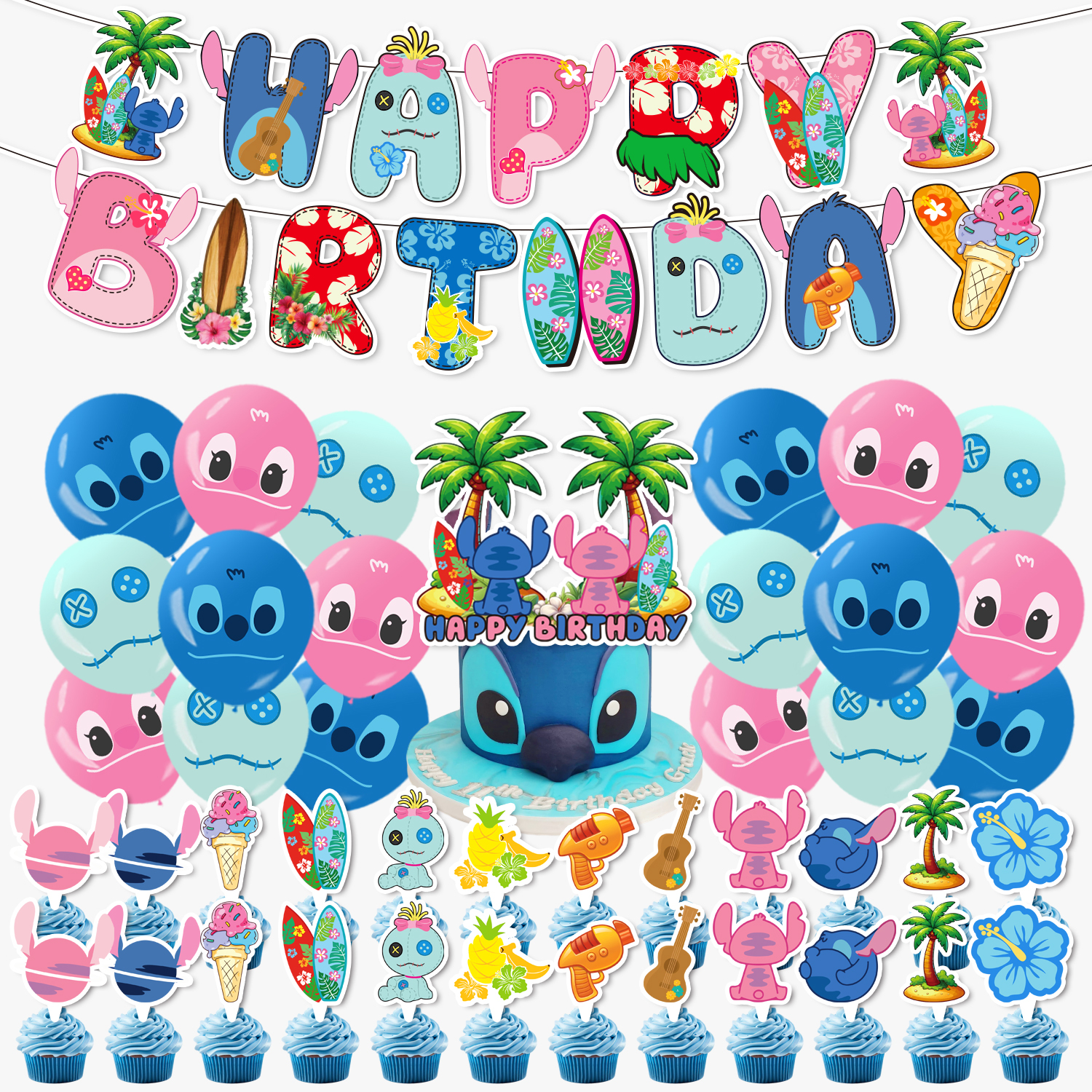 24 Cupcake Topper