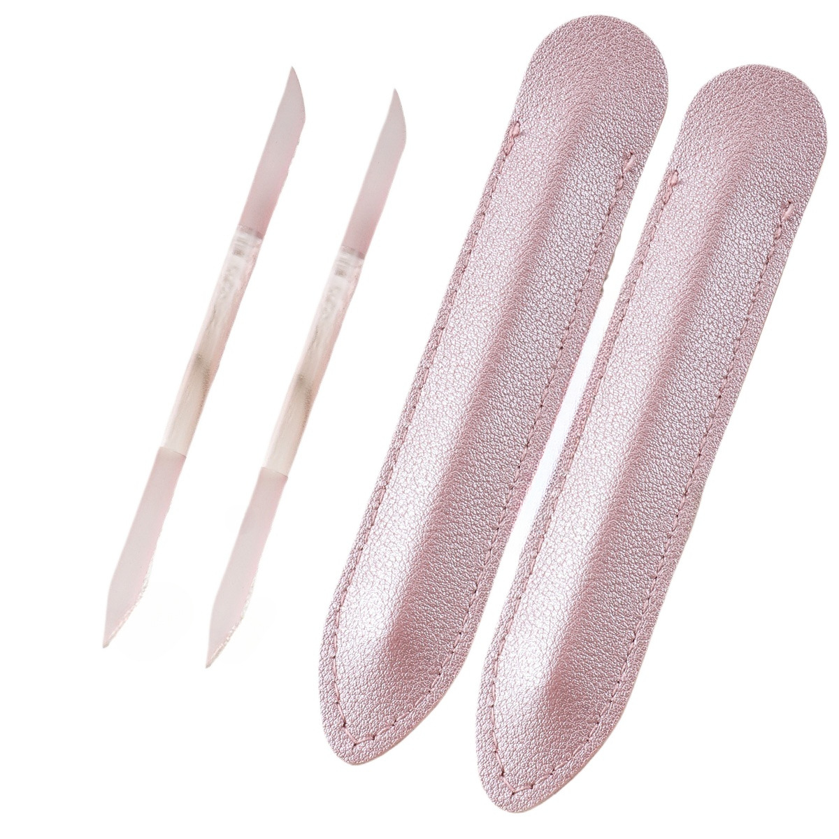 Clear Pink 2pcs+bag