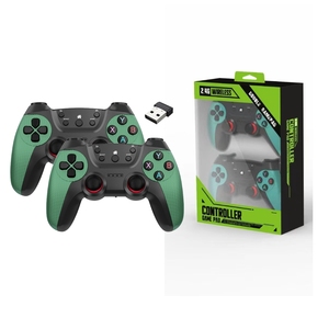 2.4G Doppel controller für TV Box Game Box Stick Computer PC Drahtlose Spiels teuerung Gampad Joystick Mando Manette Computer - Product Image 1
