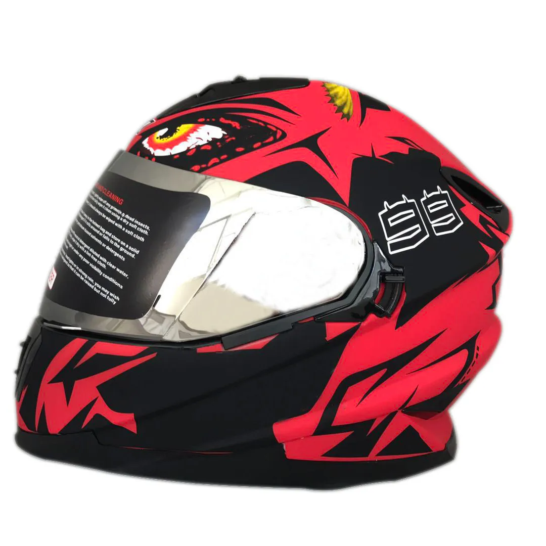 Casques de moto à Double visière, accessoire de sport Unique, approuvé le DOT, Unique, 2019