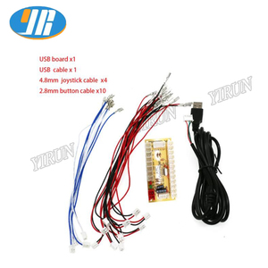 Factory Direct DIY <strong>USB</strong> Game <strong>Controller</strong> &amp; Joystick Encoder 5V Zero Delay <strong>Arcade</strong> for PC Made with Durable Metal &amp; Plastic