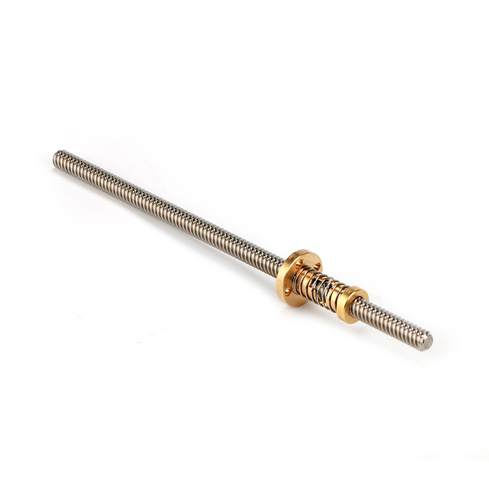 Tr8x8 304 stainless steel lead screw 1000mm length withanti-backlash