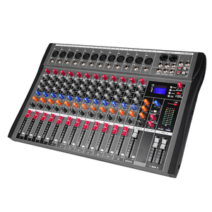 E/CT12 USB 48V Phantom Power DJ <strong>Controller</strong> 12 Channel Mixing Console Studio Audio Mixer for <strong>Computer</strong> Recording Sound <strong>Controller</strong> - Product Image 2