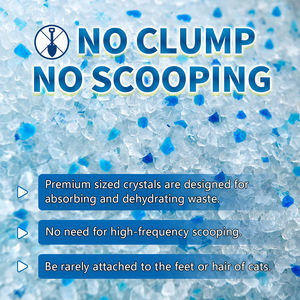 L'eliminazione degli odori potenti nessuna raccolta richiedeva una lettiera per gatti cristallina leggera e Non aggregata a bassa polvere - Product Image 2
