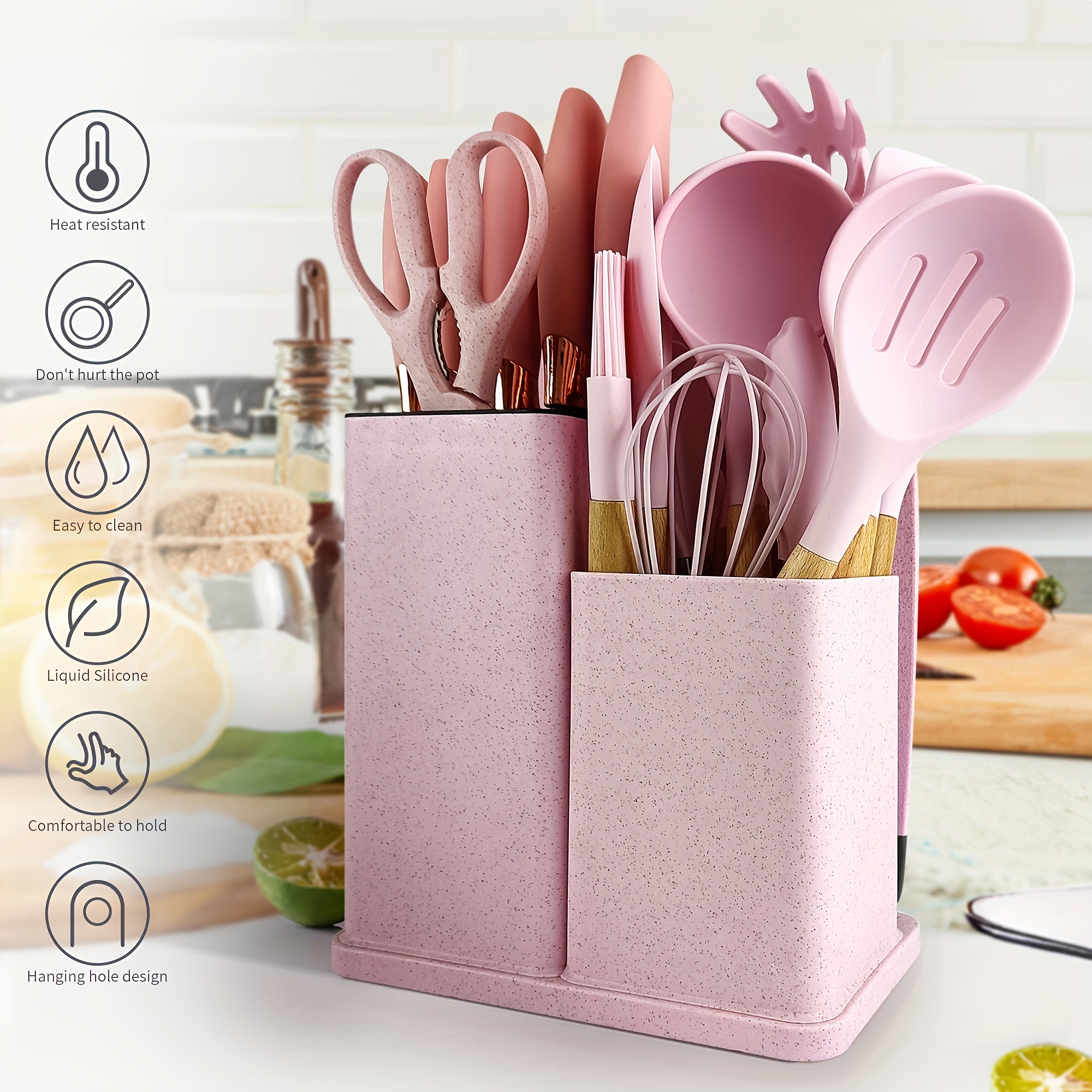 Set rosa 19 piezas 1950g