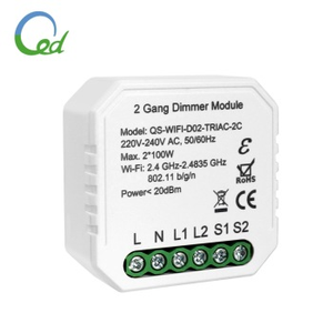 Tuya Smart 2 Gang 2 Way Wi-Fi диммер модуль коммутатора для системы «умный дом» - Product Image 1