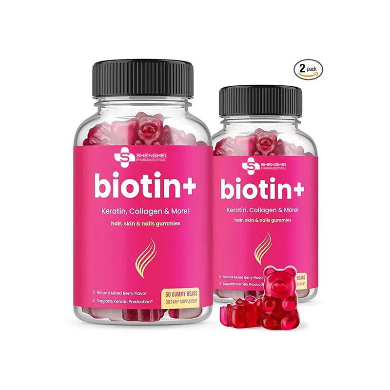 İyi fiyat kalite E vitamini yağı özü cilt bakım ürünleri kollajen ve A vitamini ile biotin gummies saç büyüme için