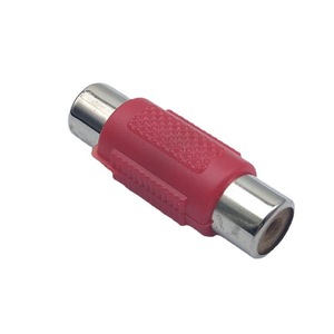 GAYINTT Color RCA hembra a hembra Adaptador de audio AV Puerto recto RCA Puerto recto para monitor de cámara de coche - Product Image 2
