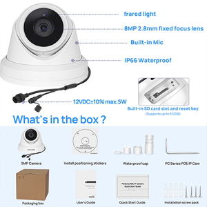 Thâm quyến 6MP 8MP an ninh video surveillence máy ảnh 4CH 16CH tháp pháo phát hiện chuyển động 2.0 đầy đủ màu sắc 4K IP Mạng Hệ thống camera - Product Image 2