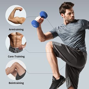 PROIRON redwine buzlu kaymaz hex ağırlıkları fitness egzersiz pound neopren dambıl, özel dambıl neopren
