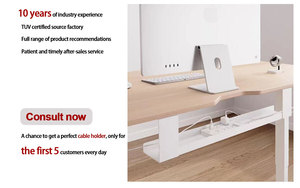 Modern Expandable <strong>Computer</strong> Sit Standing Desk Small Table Electric Height Adjustable Sit to Stand Desk Fram System for Game - Product Image 6