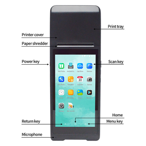 Portable Mini Printer and Scann <strong>PDA</strong> <strong>With</strong> Label Camera Barcode <strong>Scanner</strong> Scan <strong>Code</strong> System Built-in 58mm Thermal Printer - Product Image 6