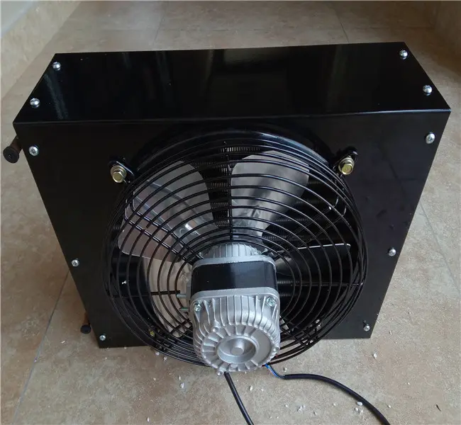 Bobina condensadora de 9.52 diâmetro com ventilador