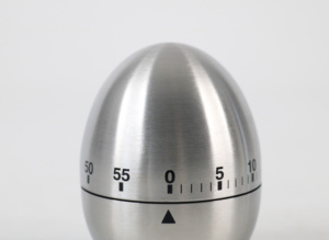 Food Grade Stainless Steel Egg Shaped <strong>Timer</strong> Simple Operation Mechanical Rotating Measurable <strong>Exact</strong> <strong>Timer</strong> - Product Image 2