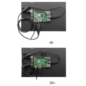 Raspberry Pi 4B 10,1 Zoll Touch-Display-Bildschirm 1280 × 800 IPS Vollbild-Raspberry Pi-Display Bildschirm mit Hülle