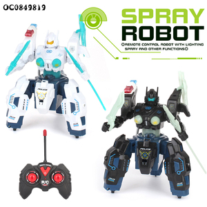 Educational <strong>Rc</strong> Remote Control Walking <strong>Robot</strong> Kit Toy for Kids With Light Spray - Product Image 2
