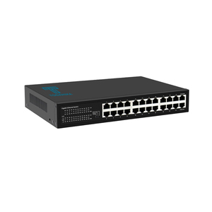 <span class=keywords><strong>Switch</strong></span> Ethernet di rete 24x1/100/1000M ad alte prestazioni con funzione Vlan di velocità di comunicazione Full-Duplex e Half-Duplex
