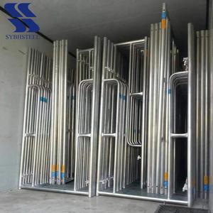 Materiales de andamio Andamio de construcción Andamio de marco de acero ajustable para construcción con características de montaje rápido - Product Image 6