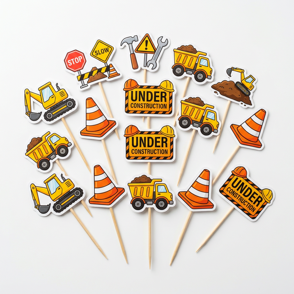 Yellow & Black Construction theme
