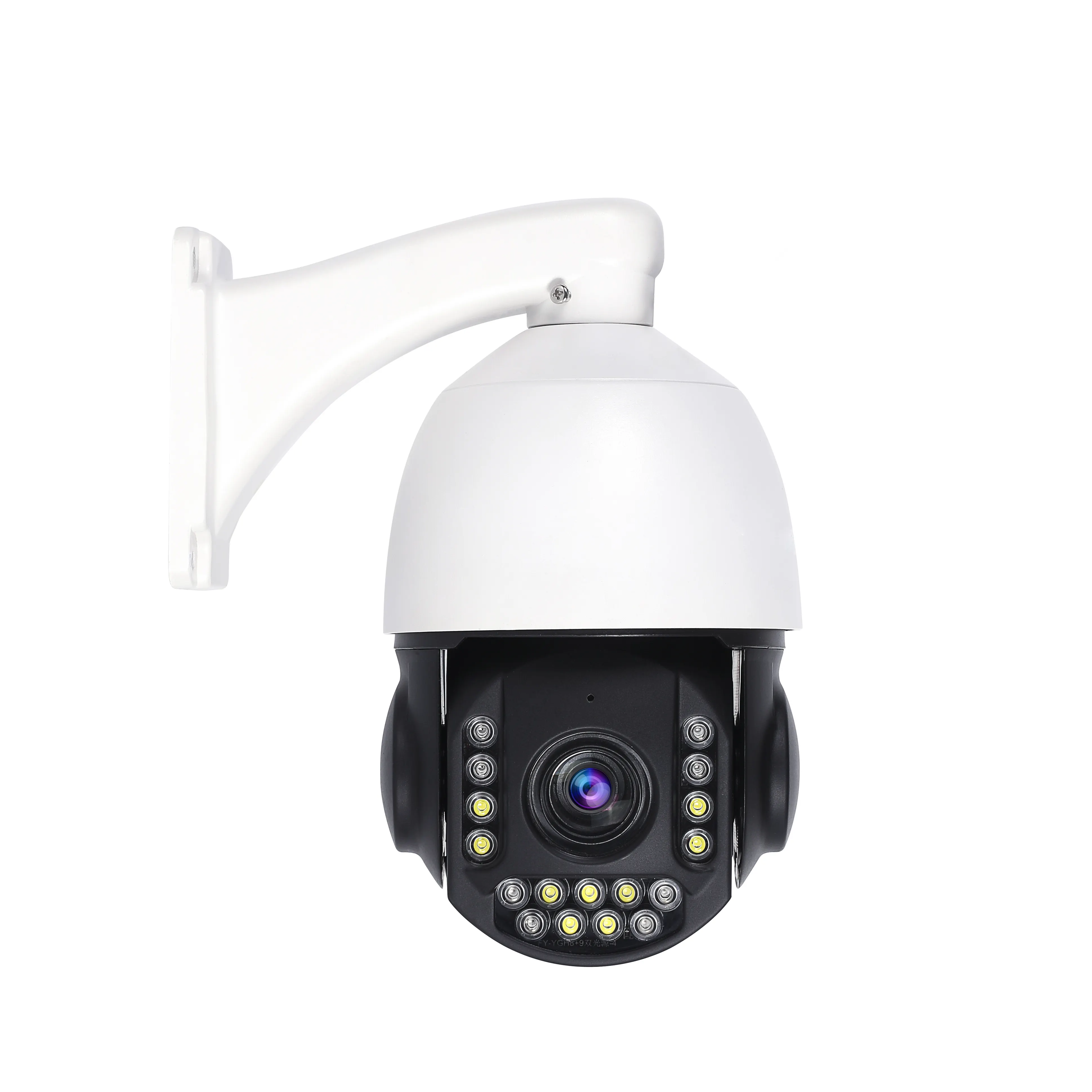 Tracciamento automatico doppia sorgente luminosa audio bidirezionale zoom 20X telecamera ip ptz poe da 8mp, con slot per scheda SD