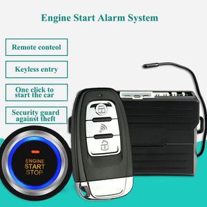 Sistema de alarma de entrada sin llave con botón de arranque y parada del motor PKE del coche - Product Image 5
