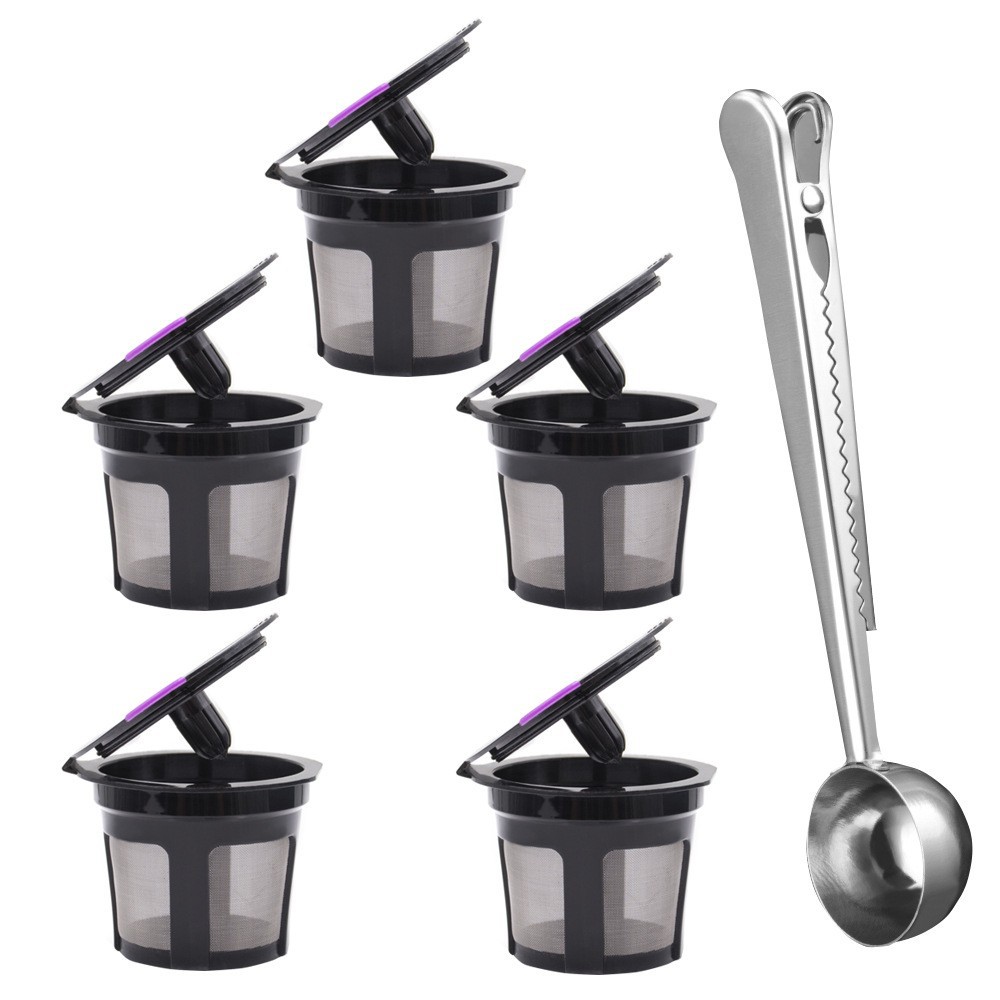Black-5Pcs+Scoop of clip-Color box