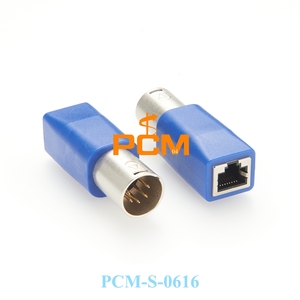 Convertidor DMX512 XLR a Ethernet, adaptador macho XLR de 3/5 pines a adaptador de red RJ45 CAT5E, para sistema de iluminación DMX512 - Product Image 6