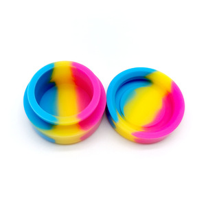 不粘食品级硅胶蜡容器蜡油多用途储物罐各种颜色 - Product Image 1