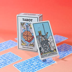 راكب عربي مميز مخصص لسطح التاروت الذهبي من أوراكل برقائق بلاستيكية 21 من أجل الحب والعلاقة والاستخدام العائلي - Product Image 6