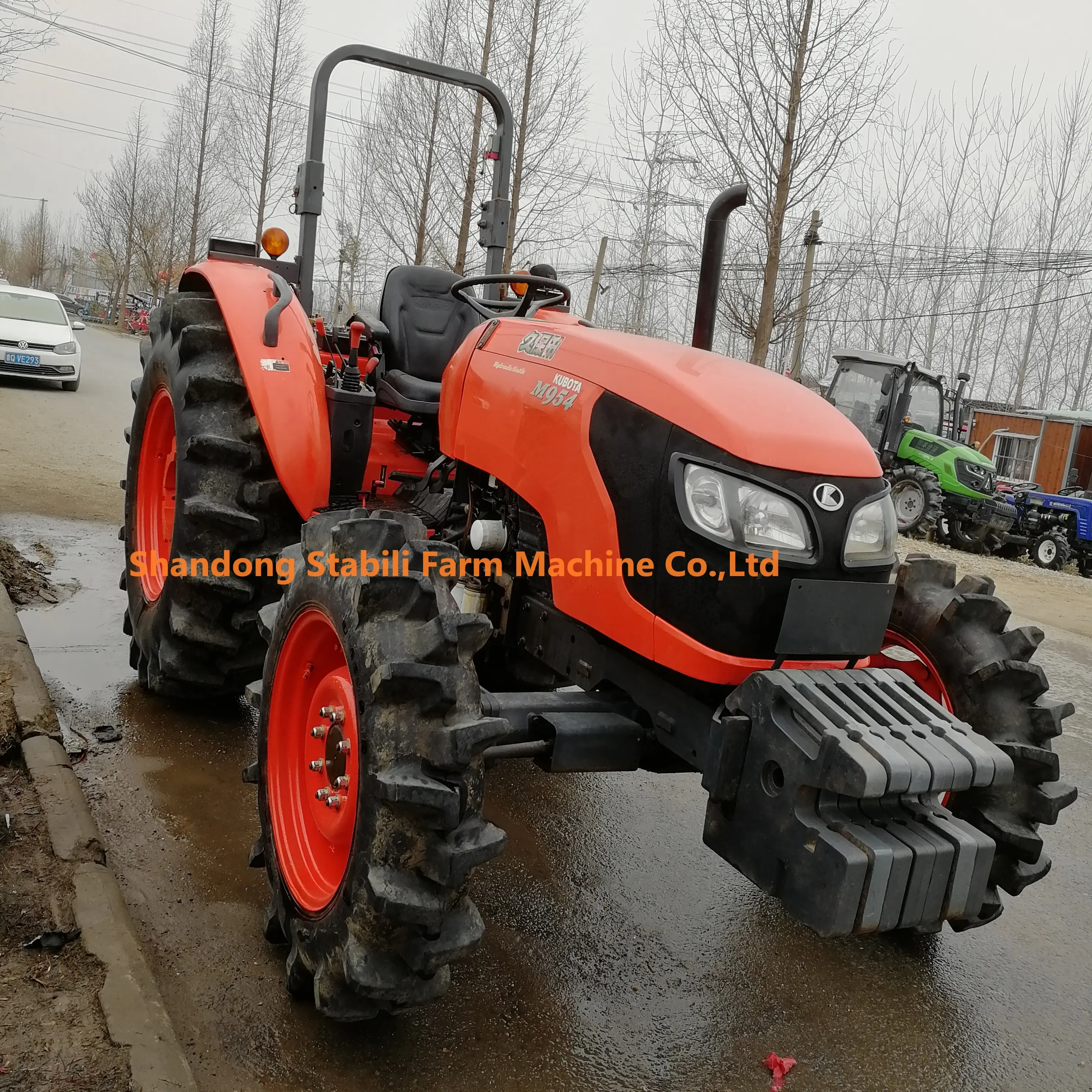 gebraucht/second hand günstig japanisch farm paddy traktoren kubota m954 95ps traktor 4x4 mini-iseki kompakter traktor