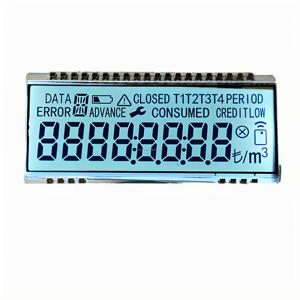 Pantalla LCD personalizada Pantalla táctil LCD de 7 segmentos Pantalla LCD personalizada para temperatura y humedad