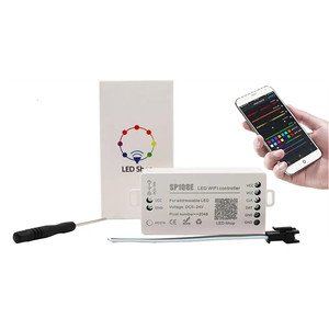 Контроллер Wi-Fi WS2811 WS2812B SP108E светодиодные полосы UCS2904TM1814 WS2811 светодиодный осветительный модуль Смарт-приложение беспроводной пульт дистанционного управления DC5-24V - Product Image 1