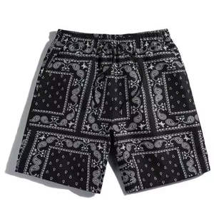 男性用スポーツショーツ通気性メッシュクォーターパンツフィットネスランニングトレーニングビーチ & バスケットボールミッドウエストルースフィット